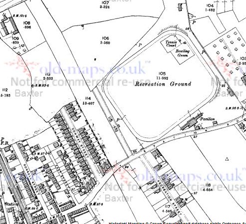 Long Eaton - Recreation Ground : Map credit Old-Maps.co.uk historic maps